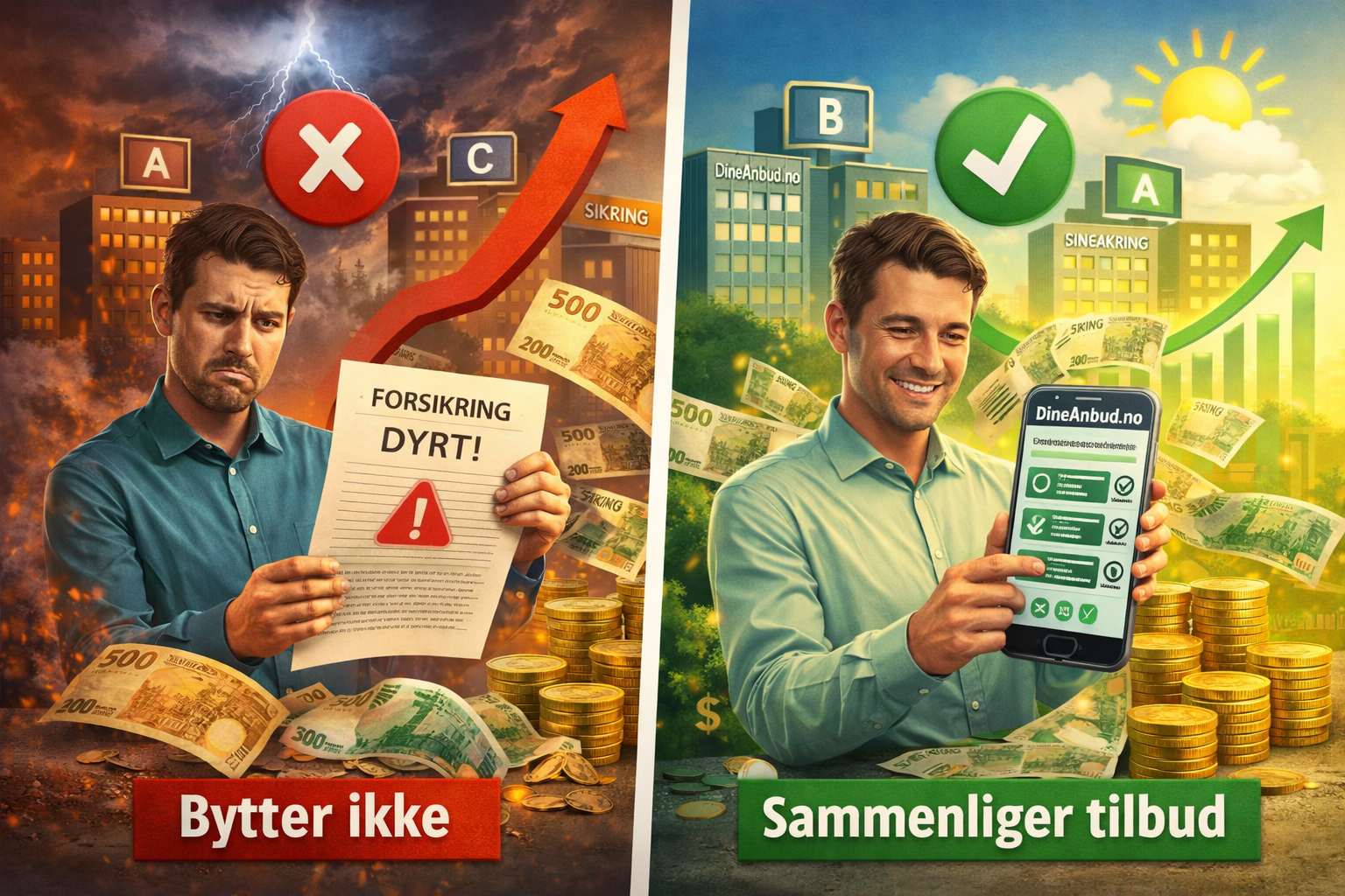 sammenlign tilbud forsikring